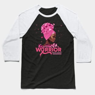 Breast Cancer Warrior Pink Ribbon Breast Cancer Awareness Baseball T-Shirt